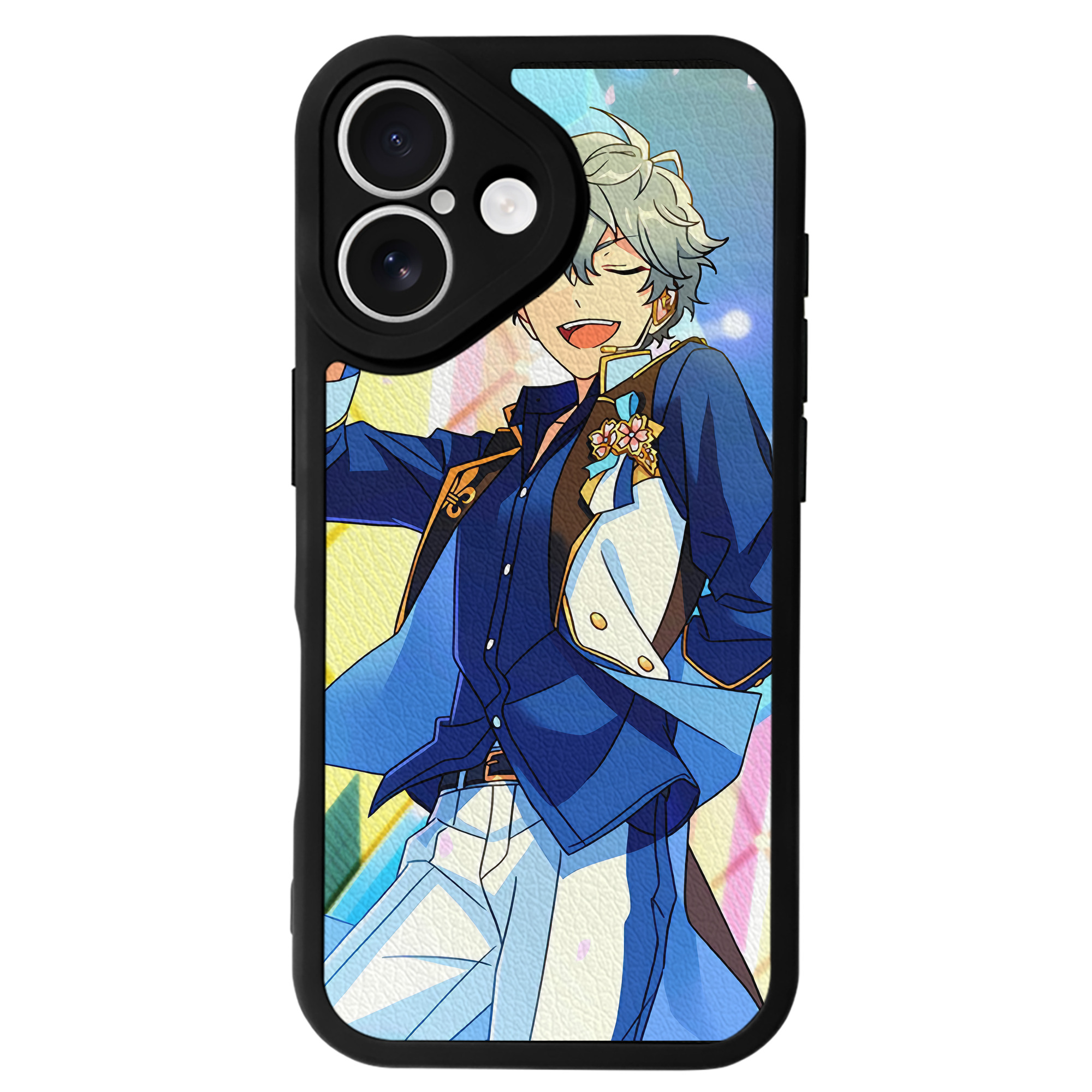 （画像用） あんさんぶるスターズ! Ensemble Stars 【iPhone 16シリーズ対応】シリコンスマホケース（レザー調） 材質：シリコン